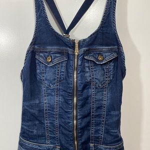 Diesel Denim Jogg Jean JEOMP  jumper romper overall small stretchy and soft